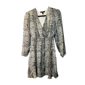 Banana republic xs snakeskin print dress
